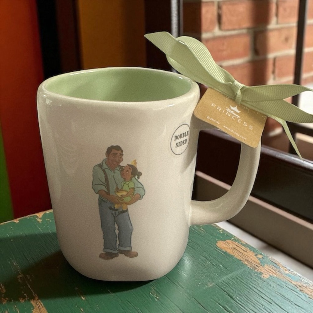 Rae Dunn Disney Princess Tiana Mug Double Sided GIRL DAD Princess And The Frog - Picture 2 of 5